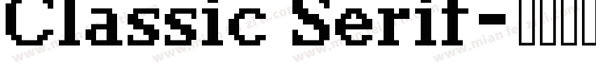Classic Serif字体转换